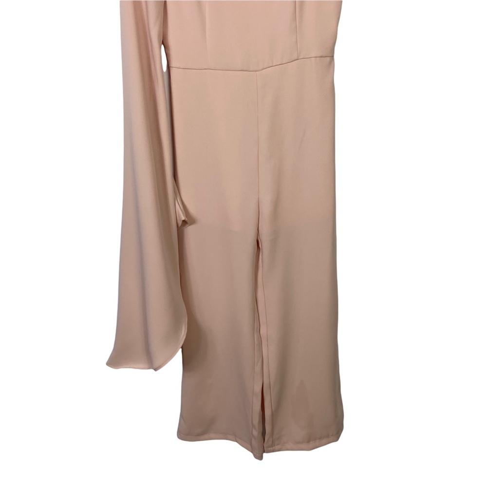 Few Moda NY one shoulder Jumpsuit Wedding Dress Party Night out Dress Medium - Picture 3 of 11